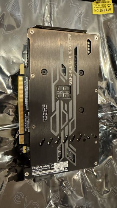 Видеокарта EVGA GeForce GTX 1660 SC ULTRA GAMING