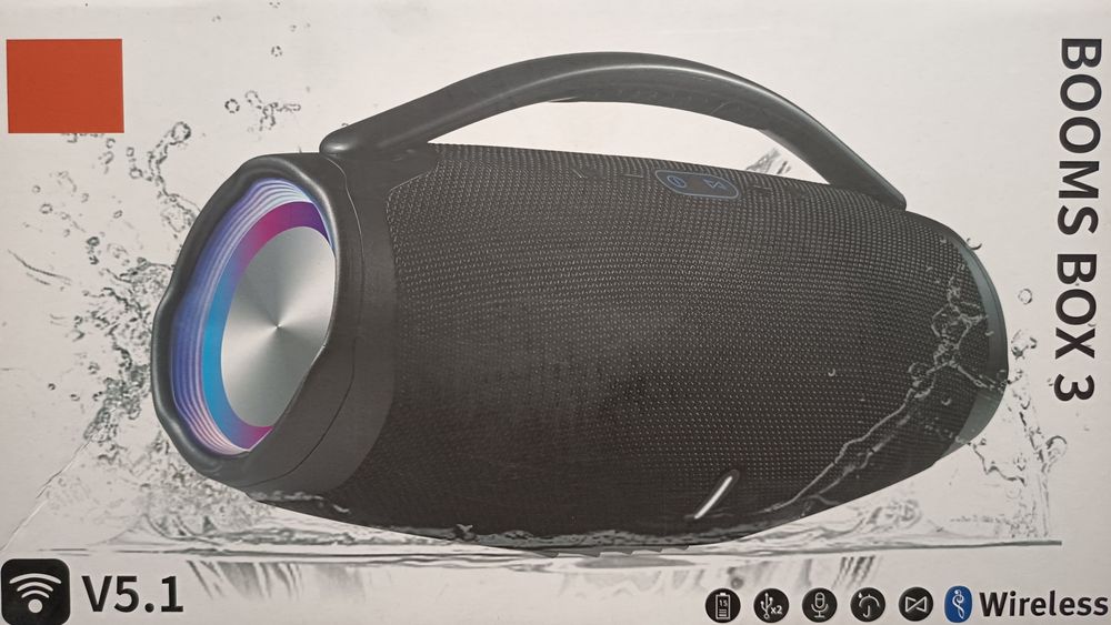 BOOMS BOX 3 Wireless UNLEASH Powerful Partyboost Camouflage