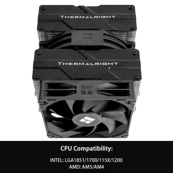 Cooler CPU procesor Aer PC Desktop Thermalright Peerless Assassin 140 SE 6 conducte AMD AM5/AM4 Intel LGA1851/1700/1150/1151/1155/1156/1200