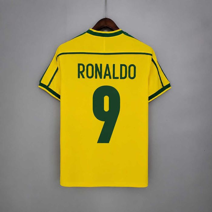 Tricou Brazilia 1998 World Cup - Ronaldo 9 Fan Version
