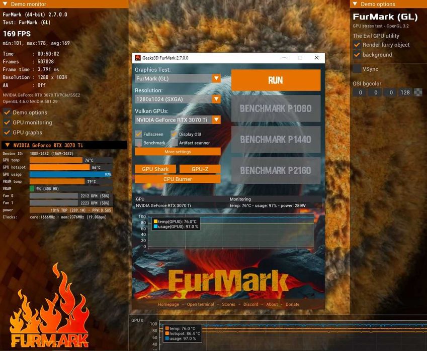 Видеокарта Palit RTX 3070ti