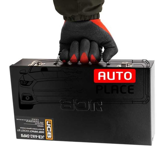 Комплект ударни вложки 16 части 3/4 (17 – 50 мм) 6-стенни JCB