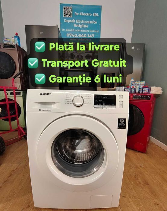 Mașină de spălat rufe Hisense 10kg  Inverter   ~ REDUCERI DE IARNĂ ~