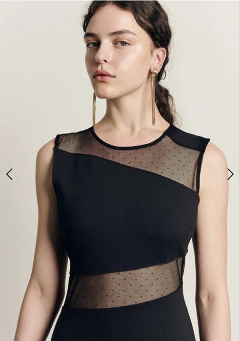 Рокля черна BSB коктейлна