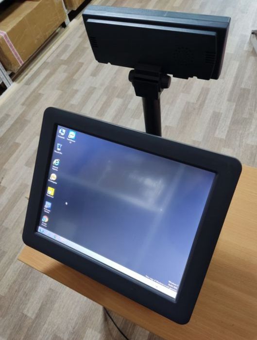 Сенсорный пос моноблок + сканер