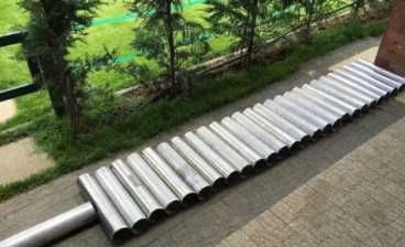 Gard Electric - Tub inox, Stalp 1 m tratat antiputrezire 10 ani