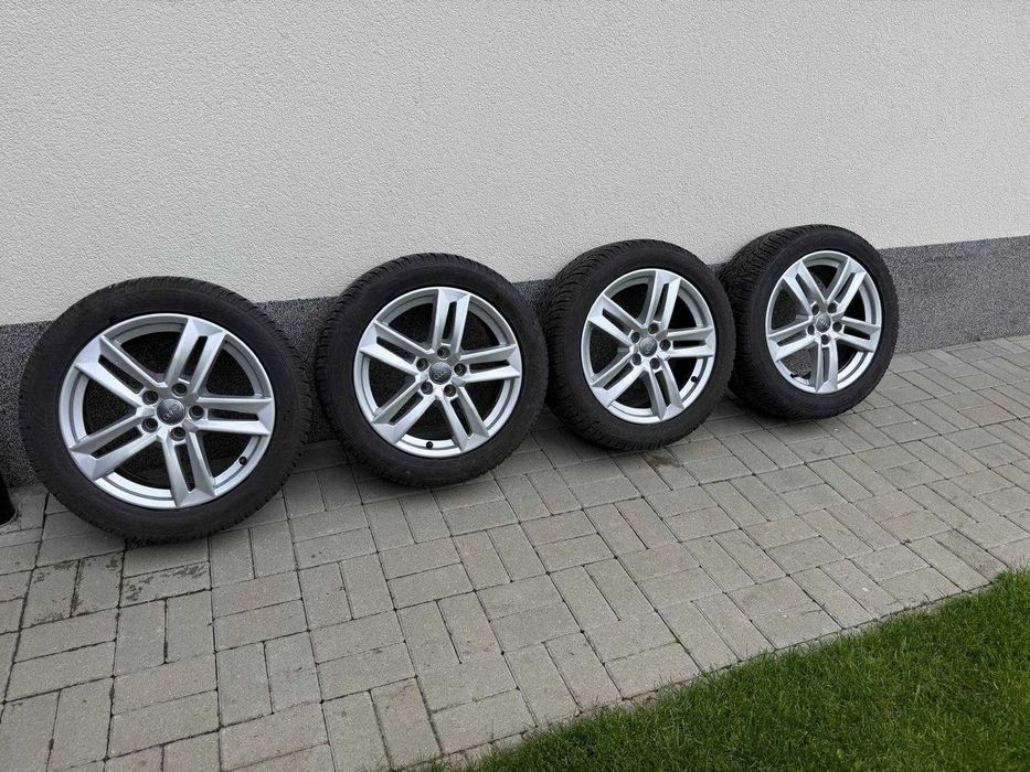 Jante Audi A4,A5,A6 Fara defecte cu anvelope bunede iarna Dunlop