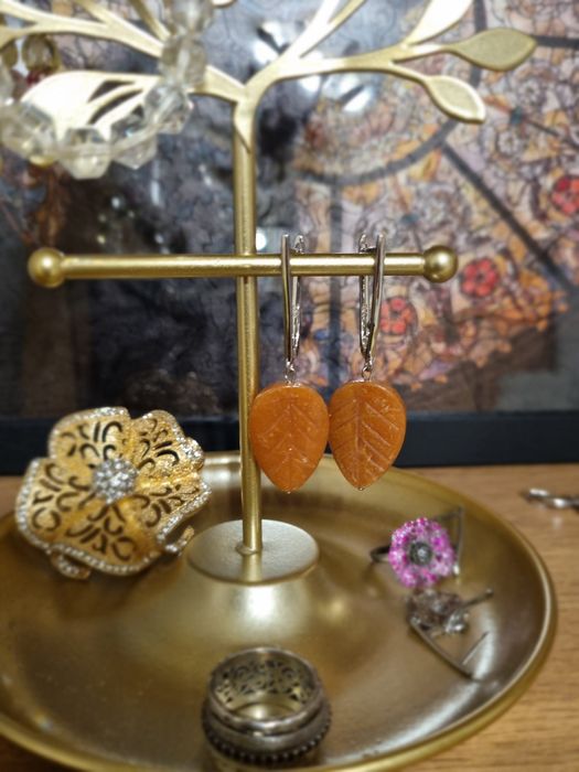 Янтарь. Бусы. 55см.