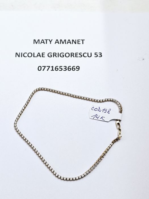 Maty Amanet Bratara din aur 14 k 3.16 g cod 198