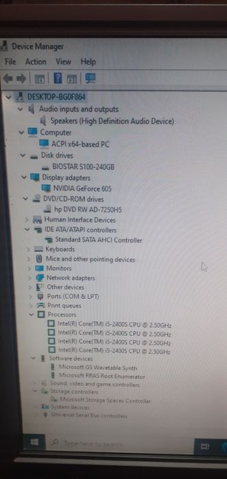 Unitate PC HP i5 6G Ram