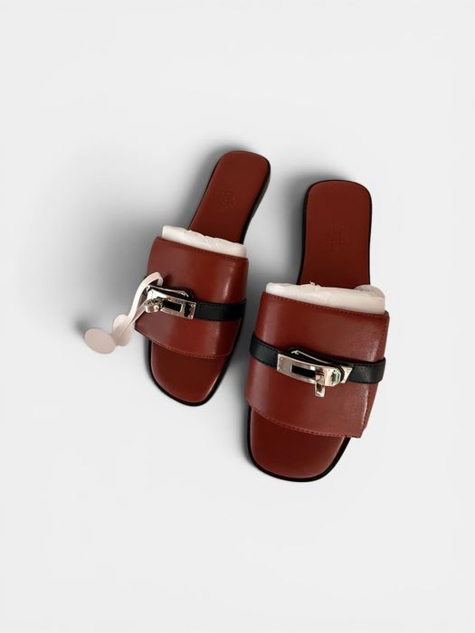 Чехли Hermès кафяви
