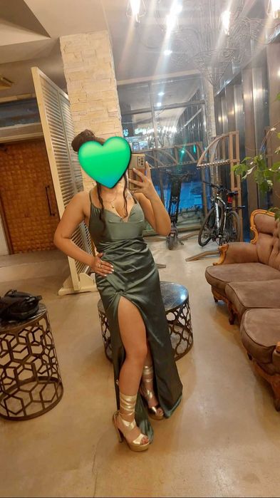 Официална /бална/шаферска сатенена рокля