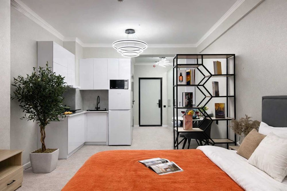 Современная студия с панорамным видом на Ташкент посуточно