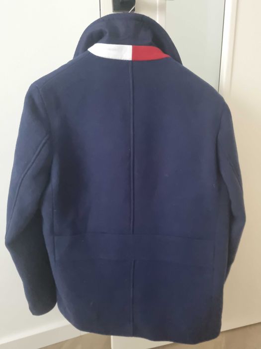 Tommy Hilfiger късно палто от необработена вълна