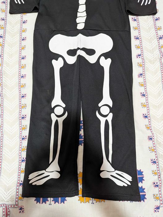 Costum " ItsImagical" Halloween 3-5 ani  Schelet + Dovleac Set complet