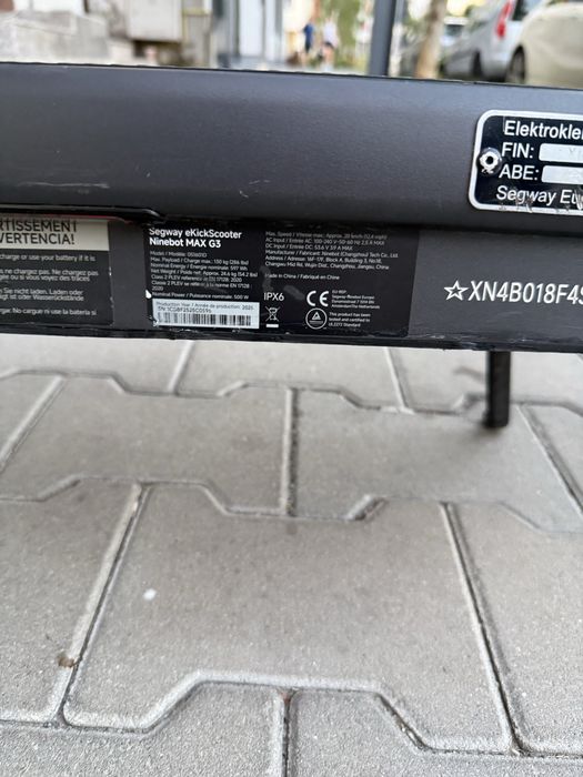 Trotineta electrica Segway Ninebot Max G3 delimitata 45km/h- Baterie Noua