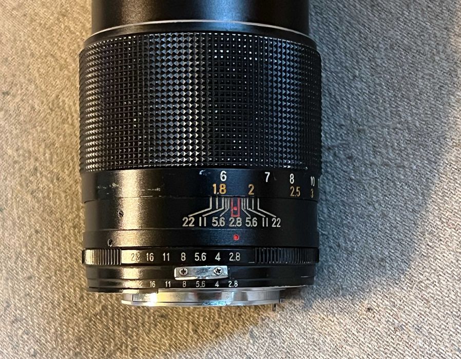 Obiectiv Kenlock Automatic 135mm f2.8 montura Nikon F manual