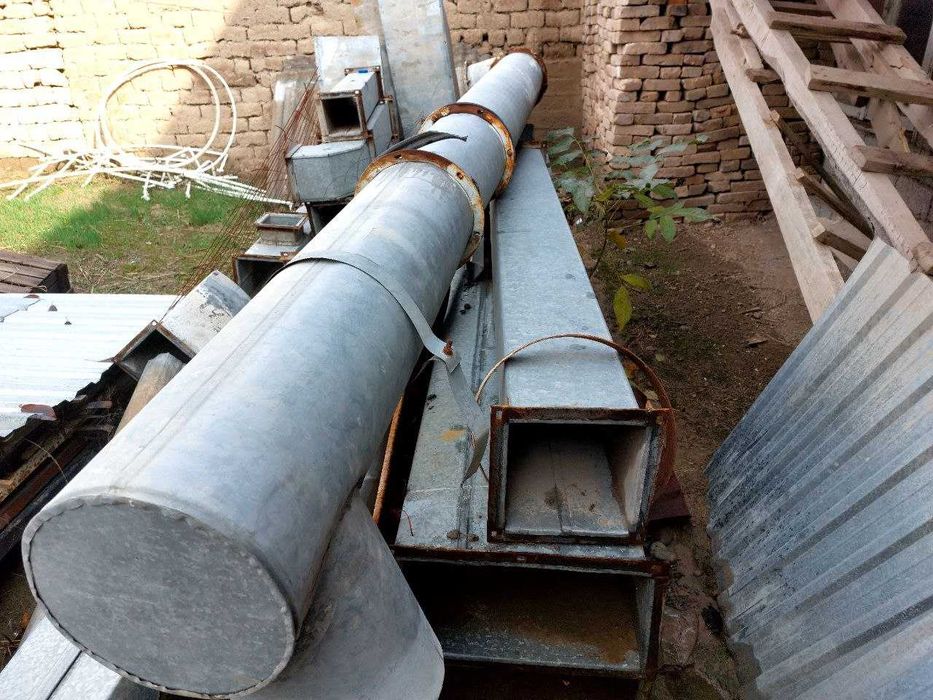 Железный трубы б.у. Диаметр разный. 80 и 100