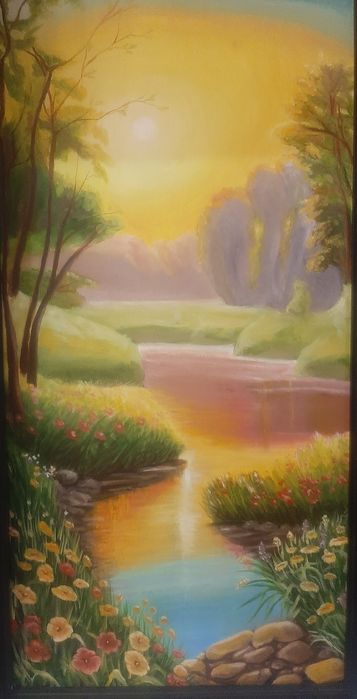 Картинки маслиный краска