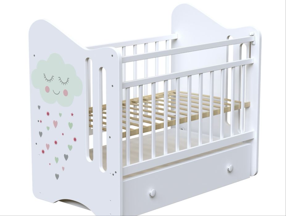 Детский манеж кровать с маятником