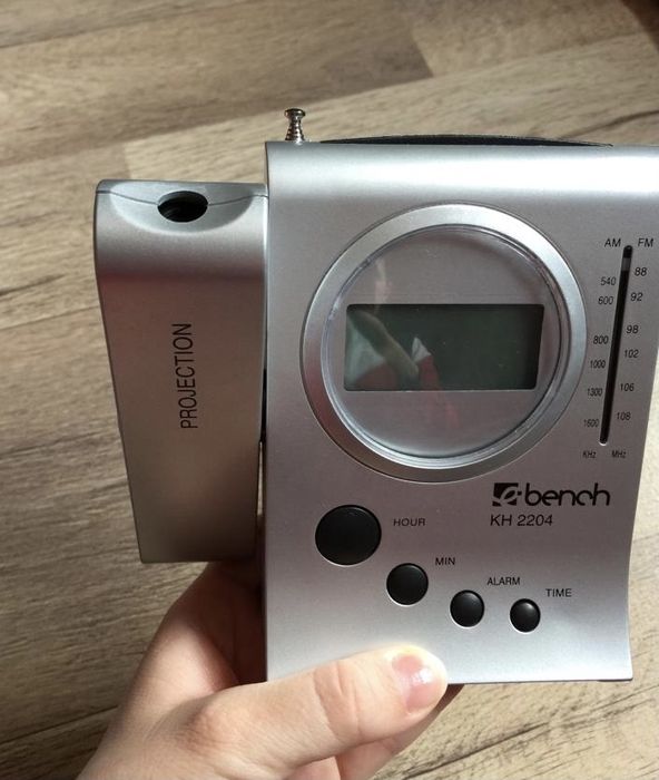 Radio nou cu ceas radio proiectie ceas radio portabil radio baterii