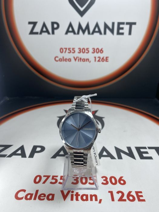 ZAP AMANET VITAN - Ceas Calvin Klein - Silver Blue