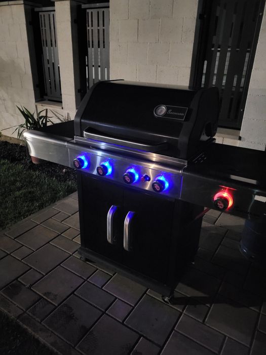 Vand Gratar pe gaz, Landmann Triton 4.1 Maxx, 5 arzatoare din inox