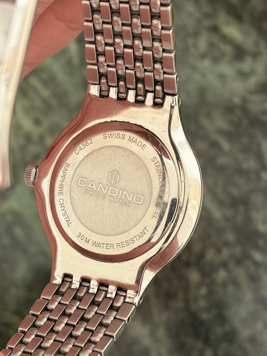 Candino Quartz Swiss Made C4362 - Sapphire Glass - White dial SSteel