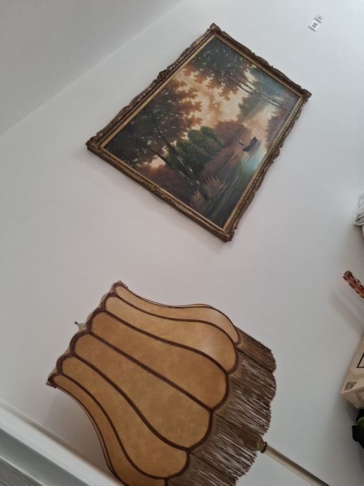 Tablou pictat, semnat panza, ulei 160X92cm