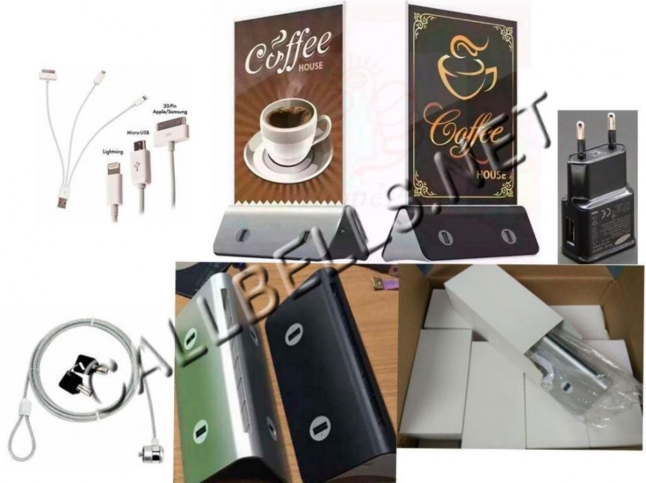 Кнопки вызова официанта с зарядкой для телефона