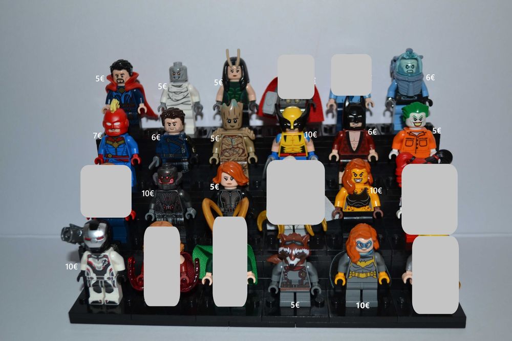 LEGO минифигурки Marvel , DC и др.