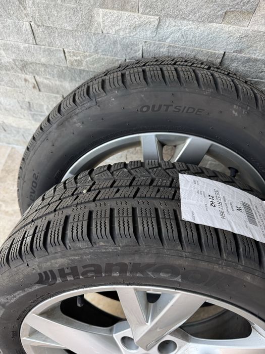 Jante Roti de iarna pe 17”, 205 55 17,jante aliaj Skoda originale