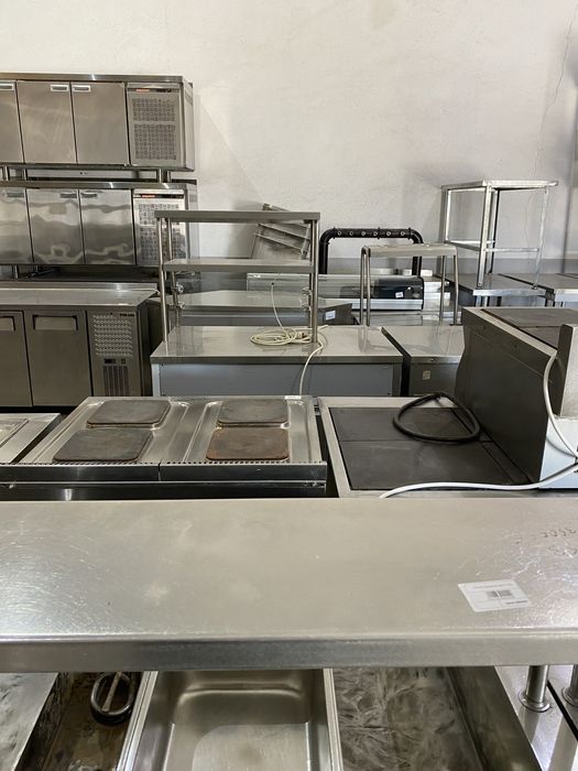 Фритюрница, линия раздачи,  плиты Астана