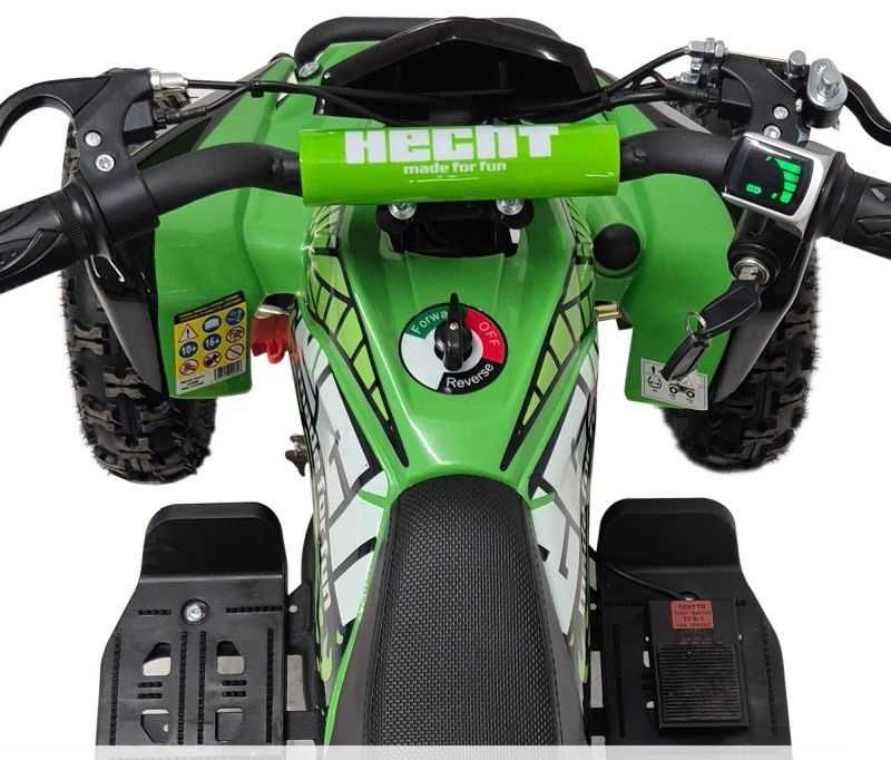 ATV electric pentru copii, putere 1000W baterie detasabila 36V 12Ah, verde