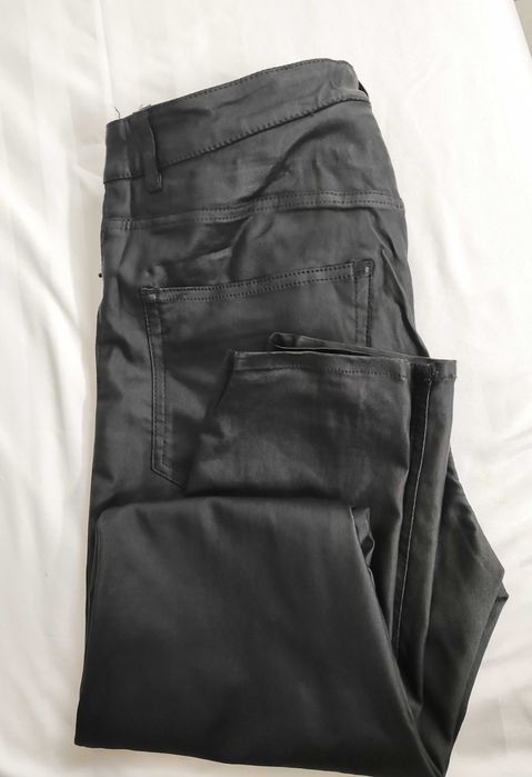 Curvy Jeggings Ultra High Waist Ankle Length & Denim H&M, Mărime L