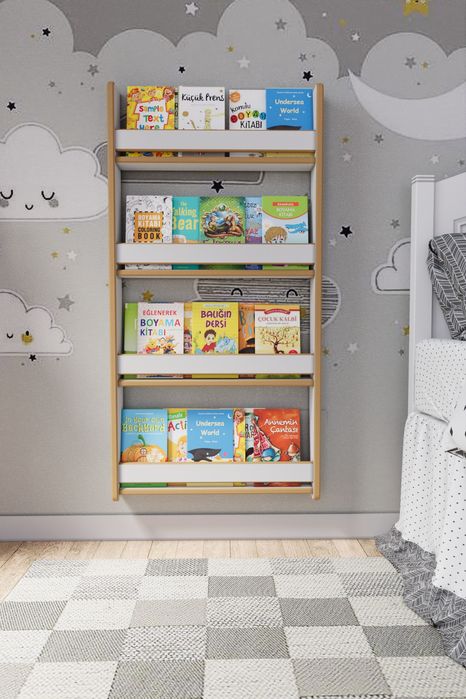 Етажерка за книги Монтесори