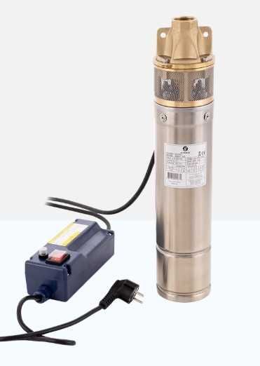 Сондажна водна помпа Gmax 4SKM 1.5 kW, 144 мм, 3,3 м³/ч .