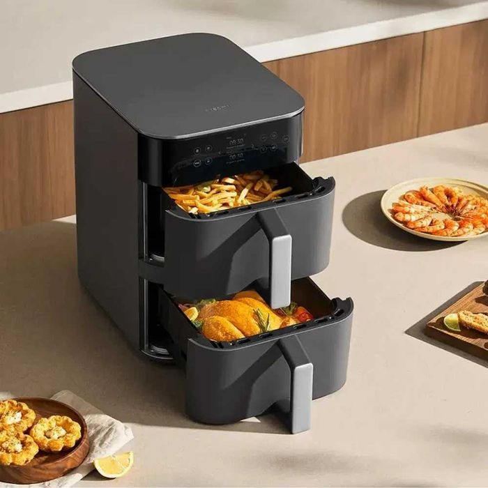 Multipech Фритюрница-аэрогриль Xiaomi Dual Zone Air Fryer 12L Global