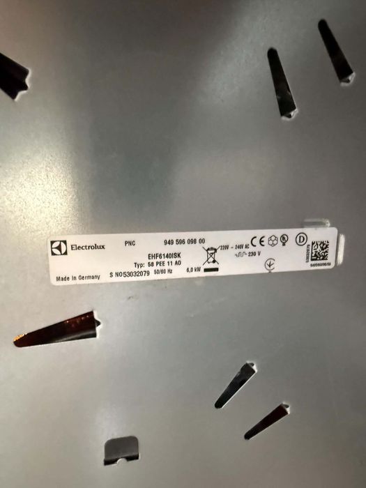 Plite electrice  electrolux