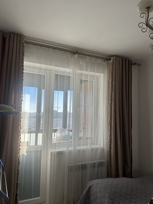 Продам шторы с тюлями и гардинами