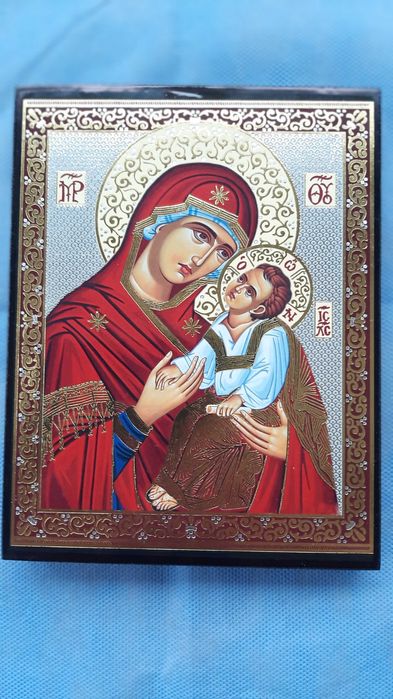 2 Icoane bizantine, manual, certificat autenticitate, Romania, Grecia