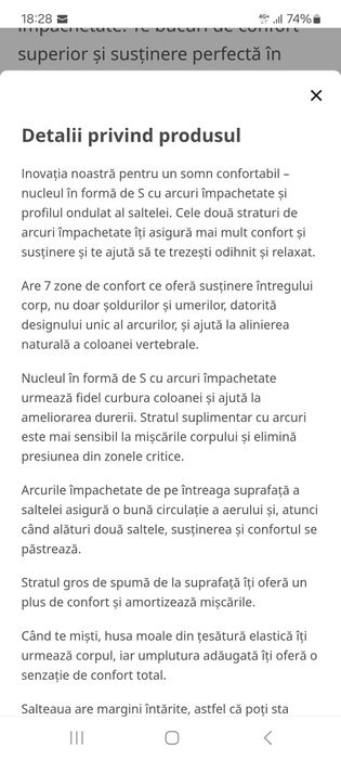 2 Saltele pat Ikea VÅGSTRANDA cu arcuri împachetate, fermă/bleu,
90x200 cm
Saltea cu arcuri împachetate, fermă/bleu,
90x200 cm