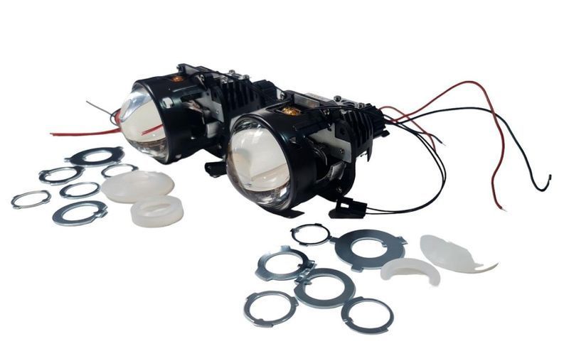 Лед лупи 3.0 Inch Bi LED лещи за фарове Проектор Лещи Hi/Lo Beam Автом