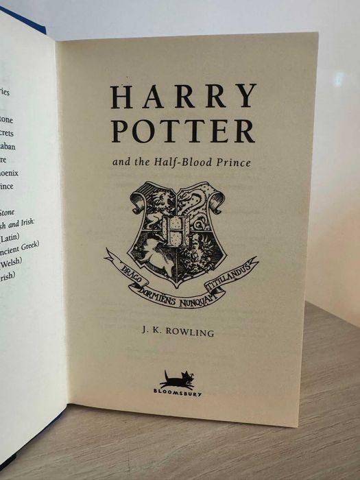Harry Potter Half-Blood Prince – First Edition UK, engleză, eroare pagina 99