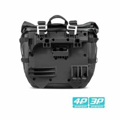 Suporti cutii CF / Set genti laterale Adventure Terra Black SHAD