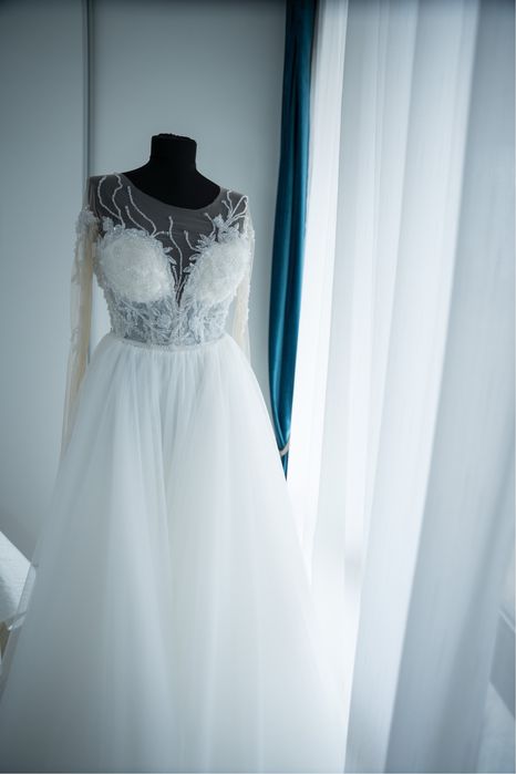 Rochie de mireasa A-line marimea S-M
