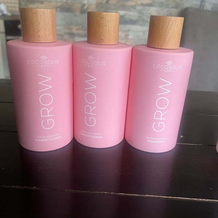 Cocosolis milk, shampoo, conditioner
