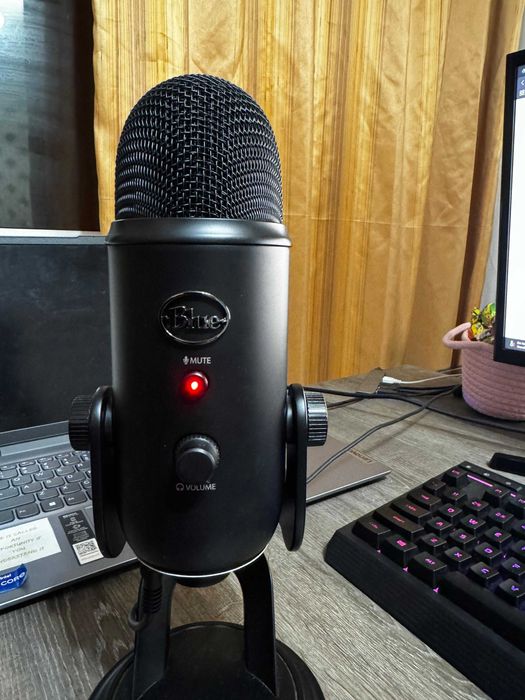 Microfon Profesional Blue Yeti USB, PC & Mac