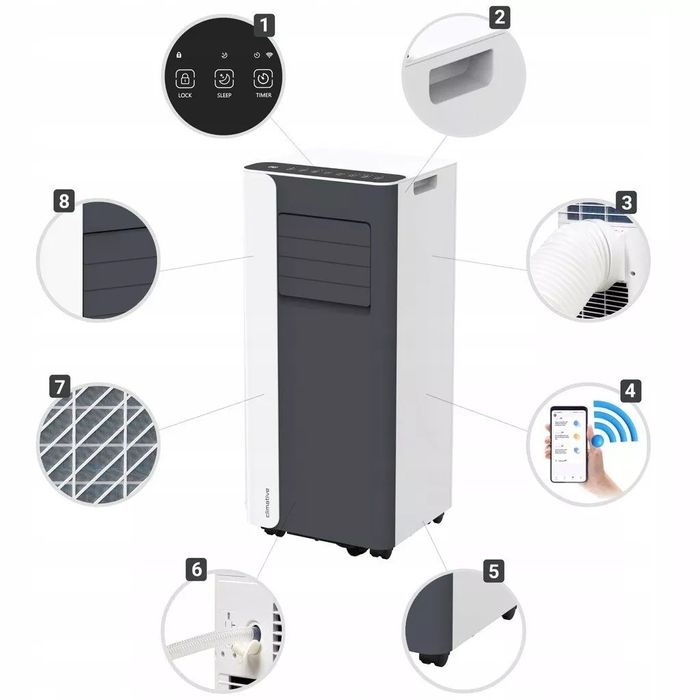 Нов компактен мобилен климатик Muhler 9000BTU