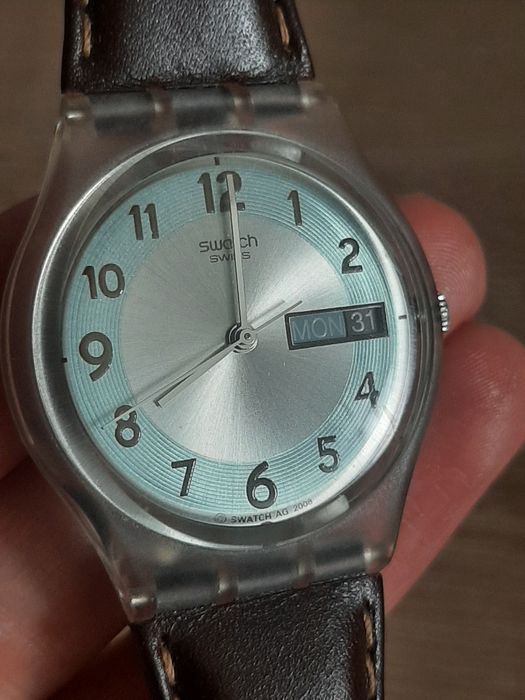 Ceas Swatch Blue Conker (GE704) Original + Cutie – Swiss Made, 2008